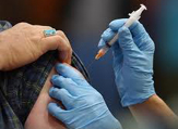 someone getting a flu shot