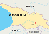 map of the republic of Georgia
