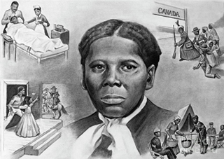 Harriet Tubman illustration by artist Curtis James