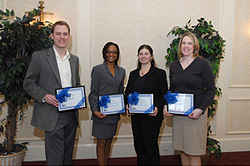 Scott DeMarco, Oiza Garba, Jennifer Brown, and Cathie Wright