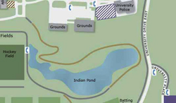 map of Indian Pond