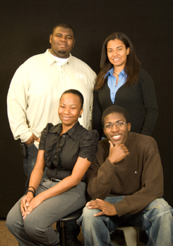 Four members of Third World Impact