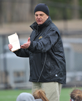 UAlbany coach John Battaglino