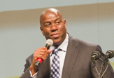 Magic Johnson at UAlbany