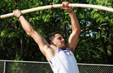 UAlbany pole vaulter Luke Schoen