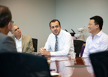 Assistant Professor and Powe Recipients Mustafa Aksoy and Yunlong Feng
