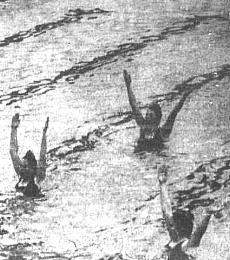 University at Albany Synchronized Swim Team in 1979