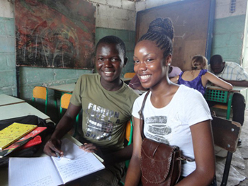 Kalima Johnson in Senegal