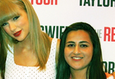 Taylor Swift and UAlbany sophomore Zainub Amir