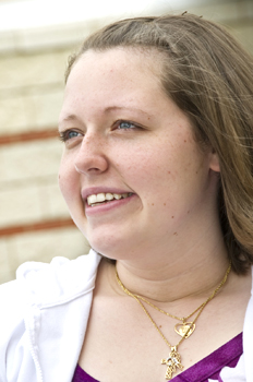 UAlbany junior Brenda Talbot has won a scholarship from the Northeastern Association of the Blind.