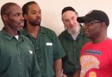 Poet Tyehimba Jess chats with Green Correctional Facility inmates