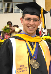 Zakhar Berkovich at the 2008 University at Albany-SUNY Undergraduate Commencement.