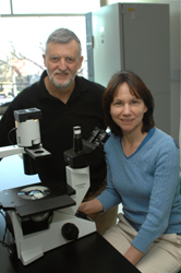 Cancer researchers Martin Tenniswood and JoEllen Welsh