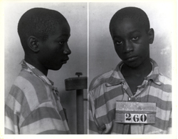 14-year-old George Stinney Jr., who was electrocuted in Clarendon County, South Carolina, and one of the youngest persons to be executed in the United States in the 20th Century 
