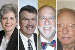 From left, Nancy Groenwegen, Thomas Clingan, Joseph Sano, and Richard Dunham. 