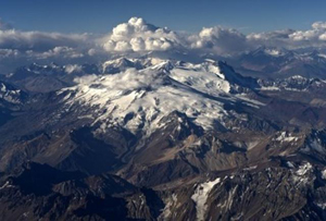 The Quelccaya Ice Cap in the Peruvian Andes, site of Mathias Vuille's latest research
