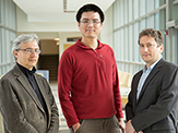 Chemists Alan Chen, Maksim Royzen and Alex Shekhtman.