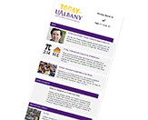 Today at UAlbany daily email news