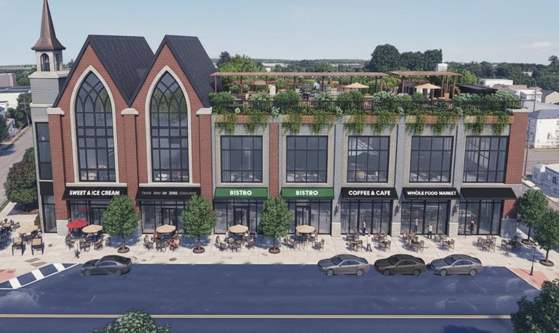 A 2D image of the Nineteenth Street Revitalization Study for Watervliet.