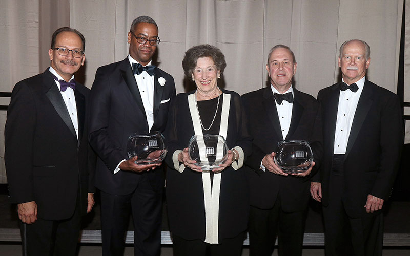 2018 Citizen Laureates with Presidents Rodriguez and Hearst.
