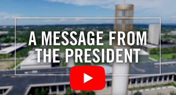 View message from the President