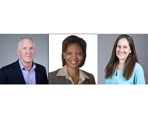 CEAS Climate Committee Chair Paul Millard, Psychology Group Chair Elena Gordis, and VP for Undergraduate STEM Education at the Association of American Colleges & Universities Kelly Mack