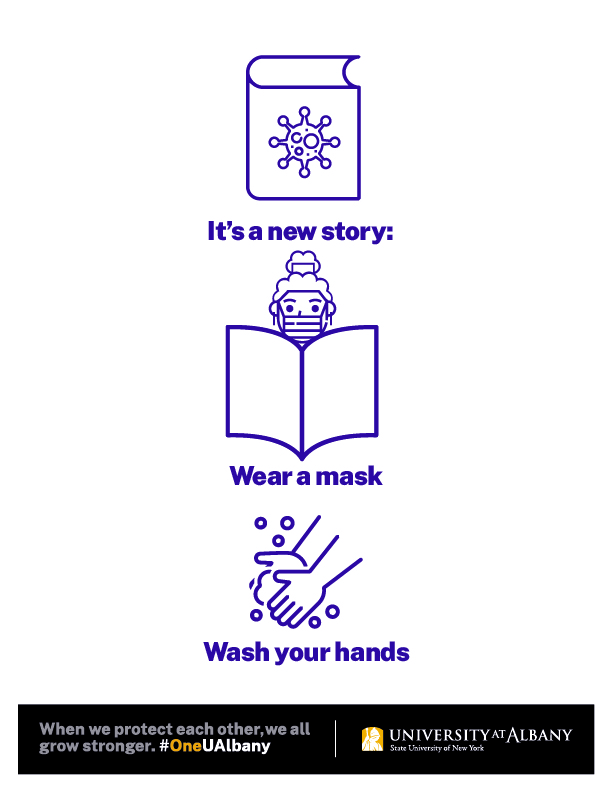 Its a new story: Wear a mask, wash your hands.