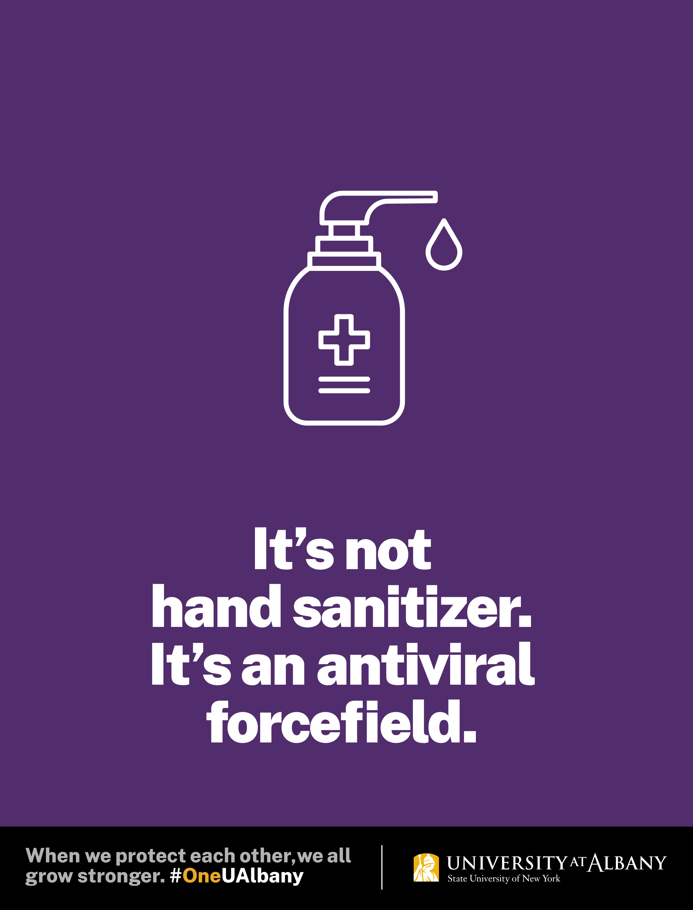 It’s not hand sanitizer. It’s an antiviral forcefield.
