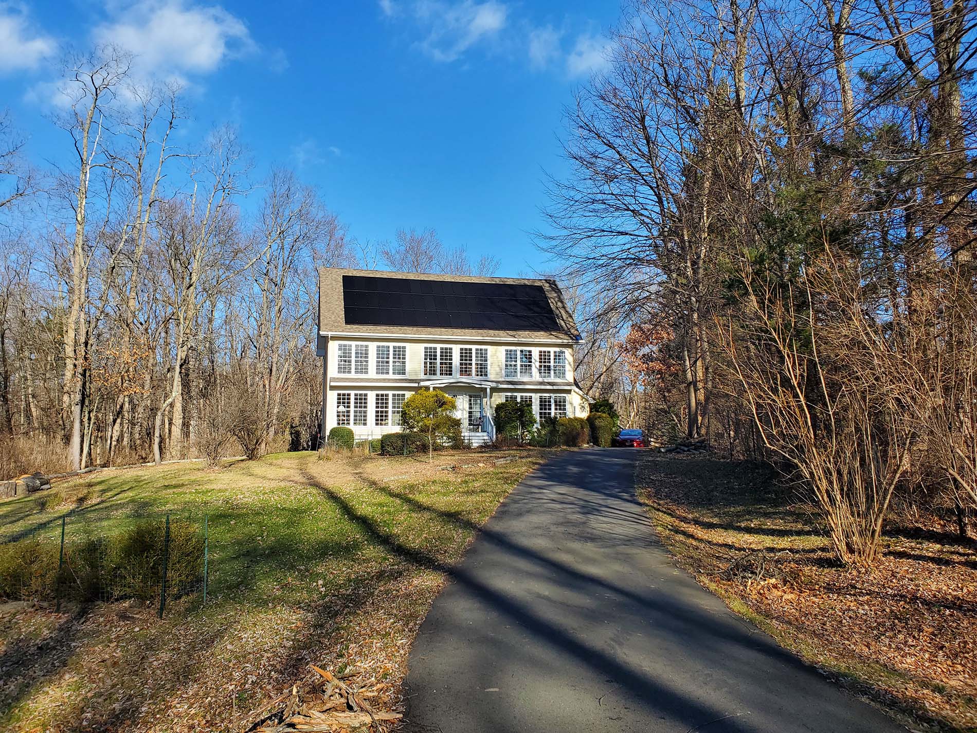 The Perez family solar house.