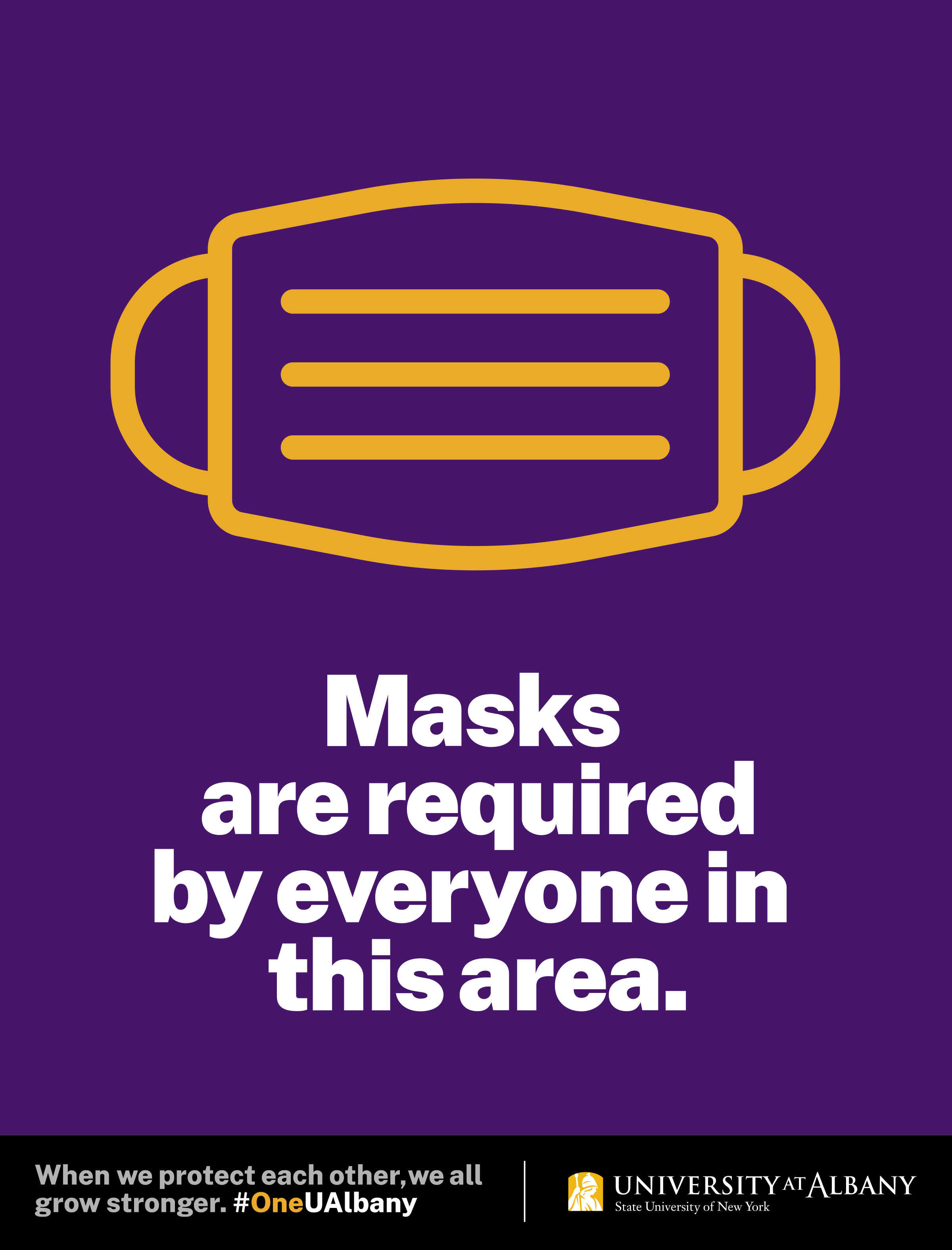 Masks are required by everyone i this area.