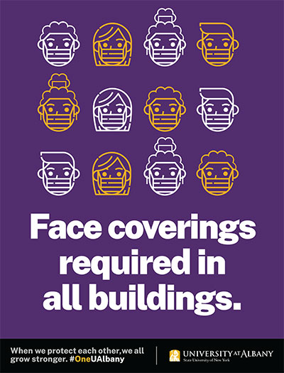 Face coverings required in all buildings.
