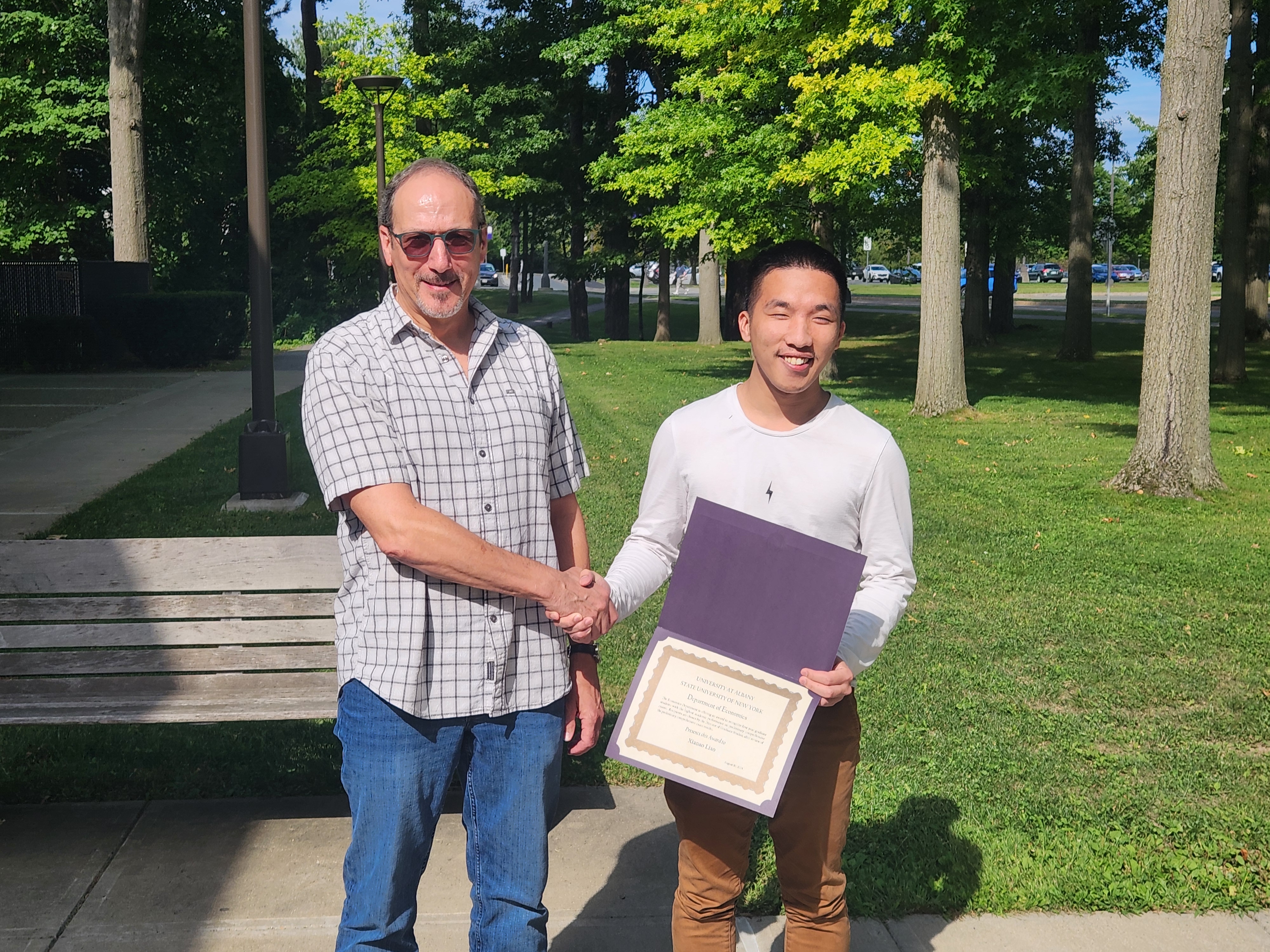 2024 Economics Preliminary Exam Award recipient.