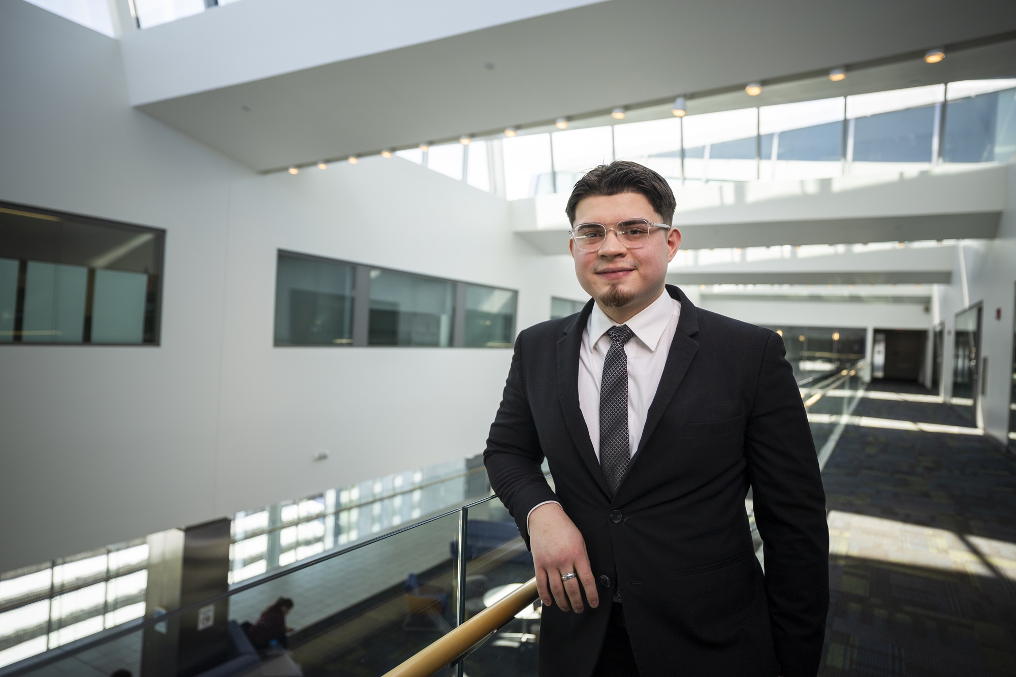 Oscar Umana, junior honors business administration student with a concentration in financial analytics.
