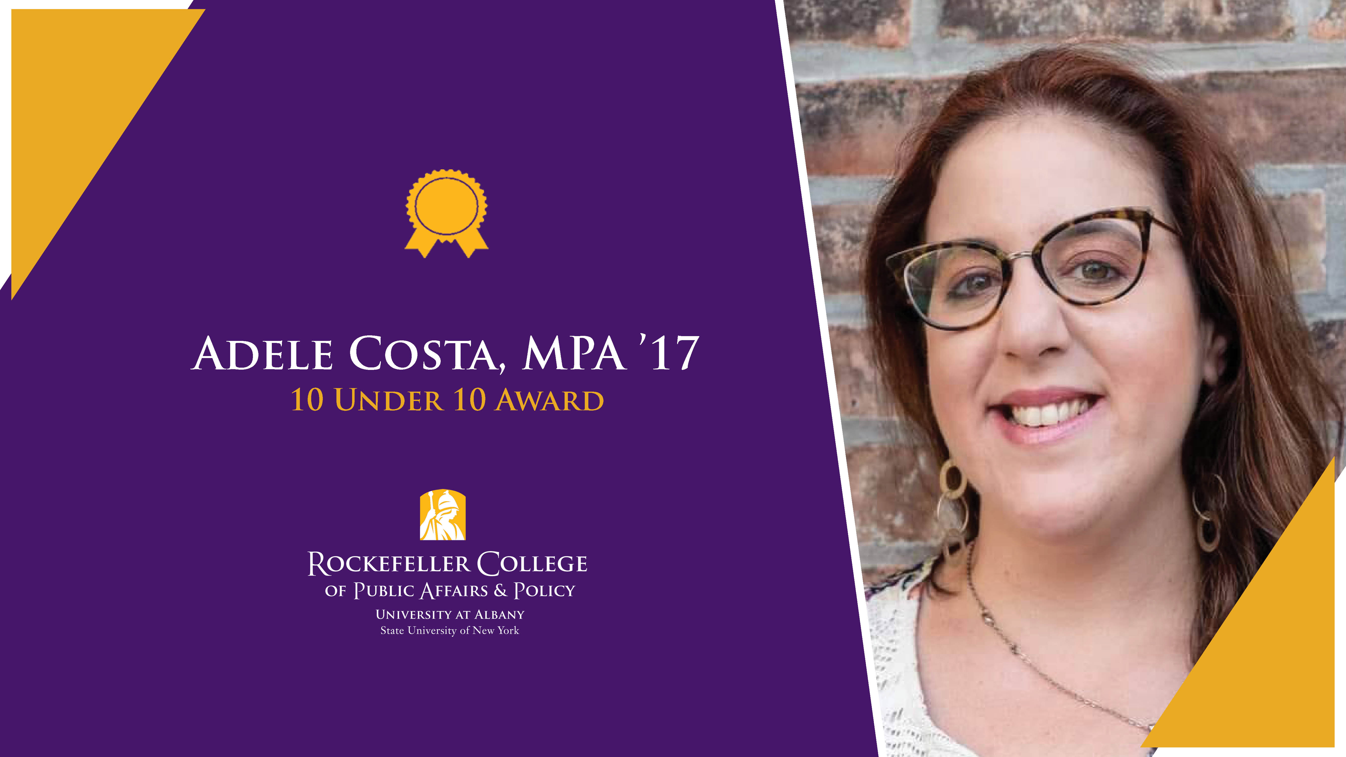 Adele Costa, MPA ’17	