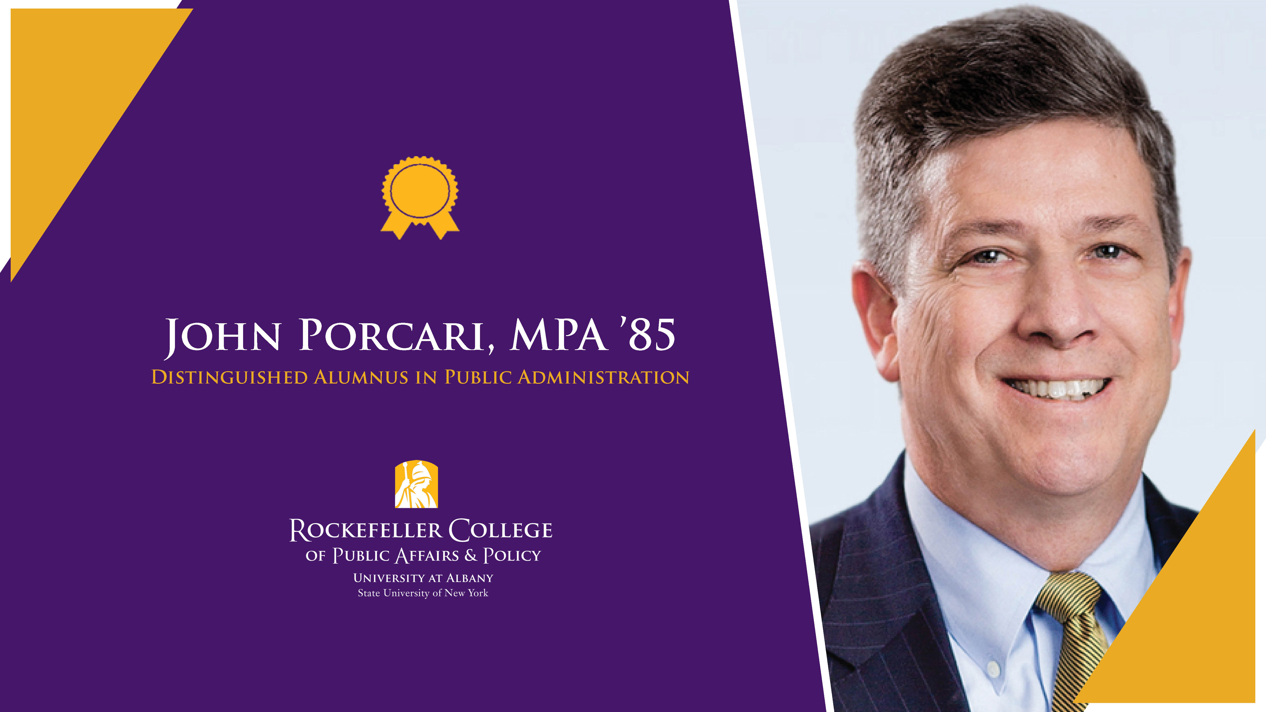 John Porcari, MPA ’85