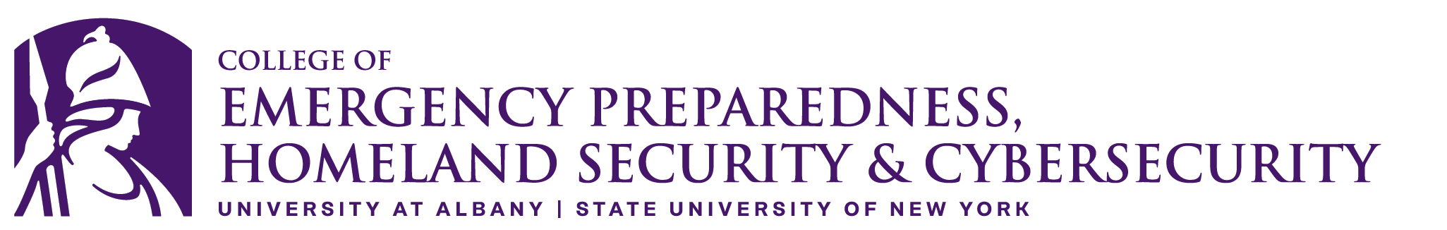 College of Emergency Preparedness, Homeland Security and Cybersecurity, University at Albany, State University of New York logo