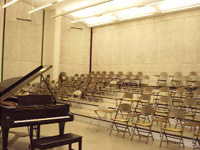 Choral rehearsal room in PAC