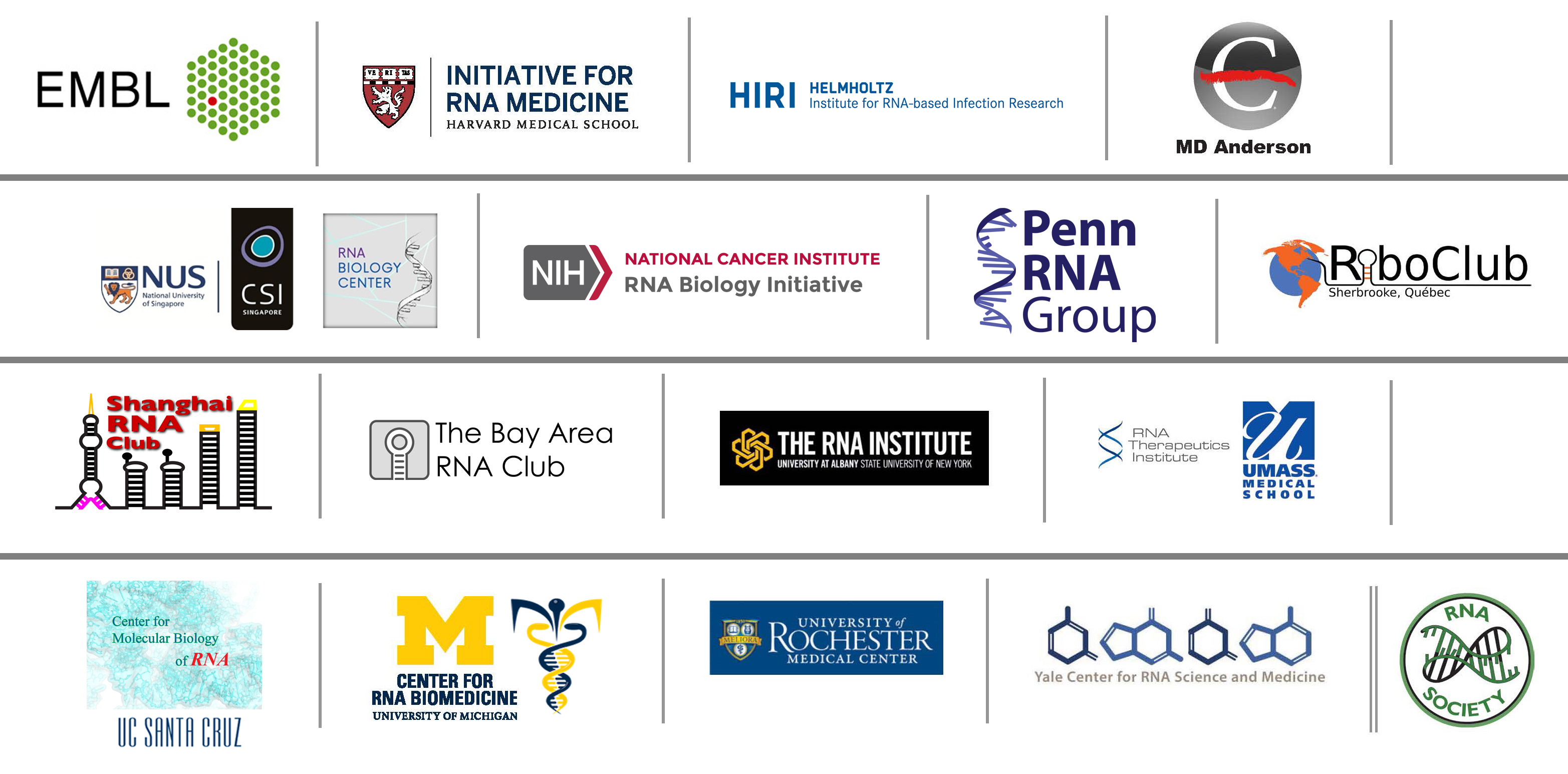 RNA Collaborative 16 Centers