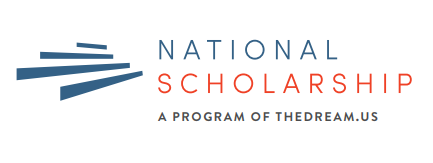 The Dream.US logo which includes the text: "National Scholarship: A program of the TheDream.US