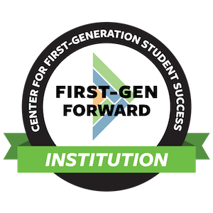 Dean of students is a first-gen forward recognized institution 
