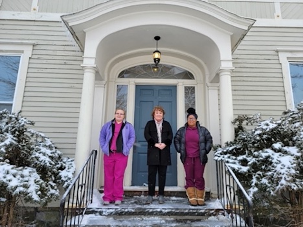 Hoosick Falls PFAS Team standing in front of building