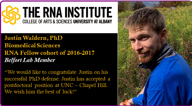 Justin Waldern RNA Fellow