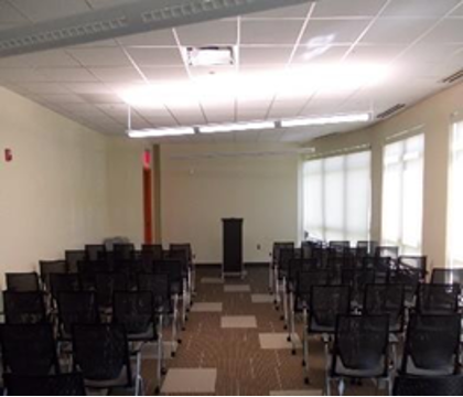 Liberty Terrace Community Area's Large Conference Room Room 116 with an auditorium setup