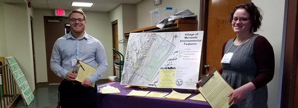 UAlbany MRP students staffed information tables at public events and open houses in Menands in 2018 to inform residents about the Village of Menands Comprehensive Plan.