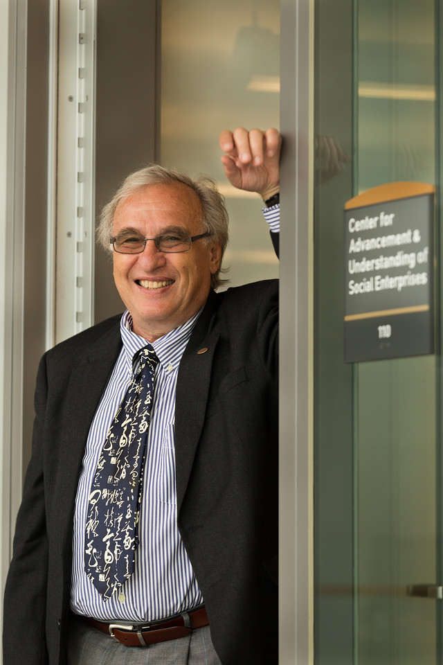 Paul Miesing outside CAUSE office