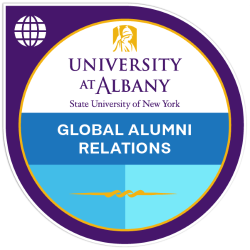Digital badge for Global Alumni Relations
