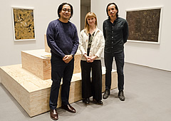 Ronny Quevedo and Rodrigo Valenzuela visiting the museum