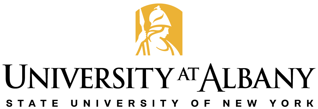 University at Albany, State University of New York, logo with Minerva icon