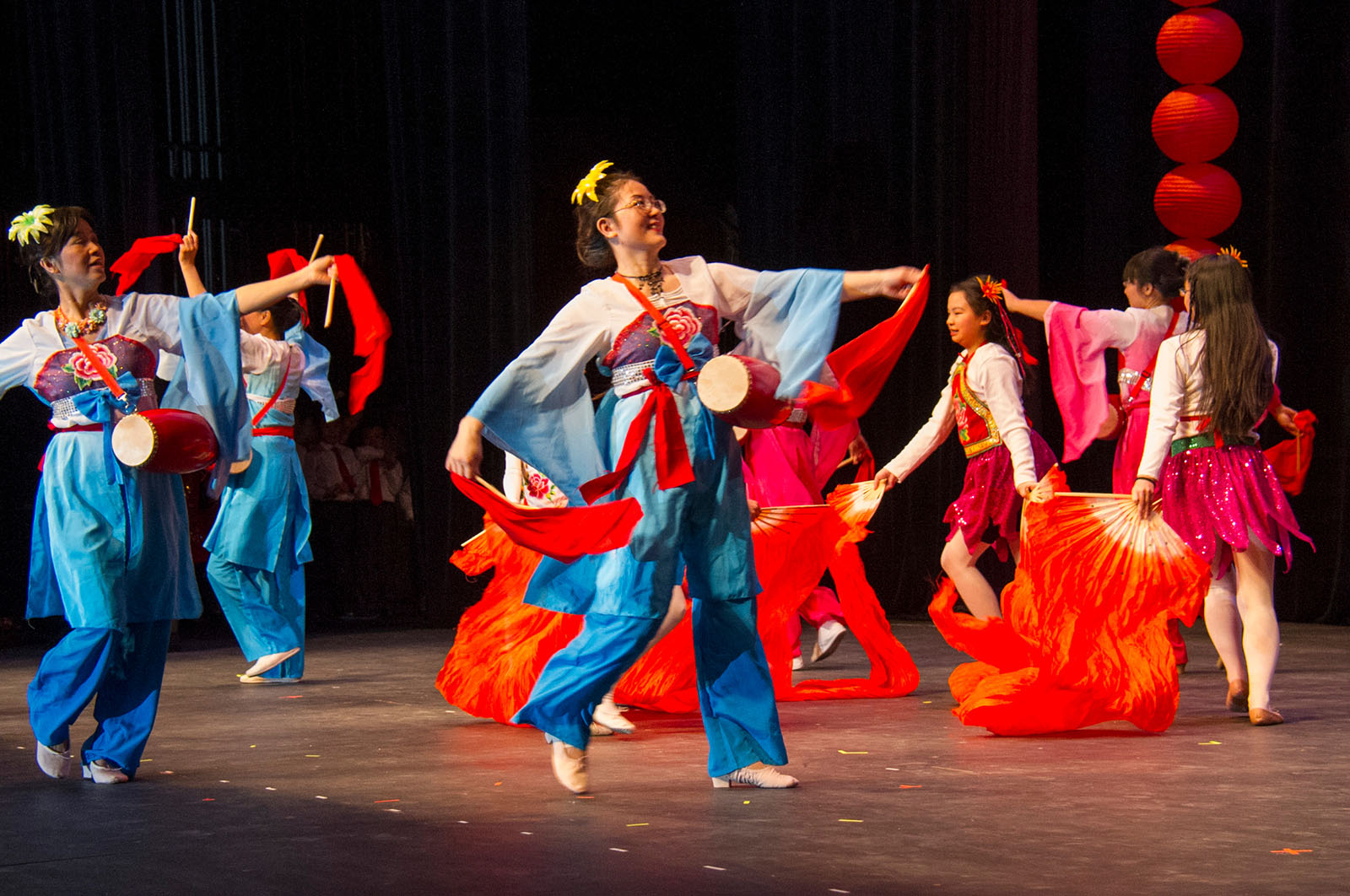 UAlbany students, faculty and staff celebrating Chinese New Year