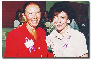 Gloria DeSole with Judy Genshaft